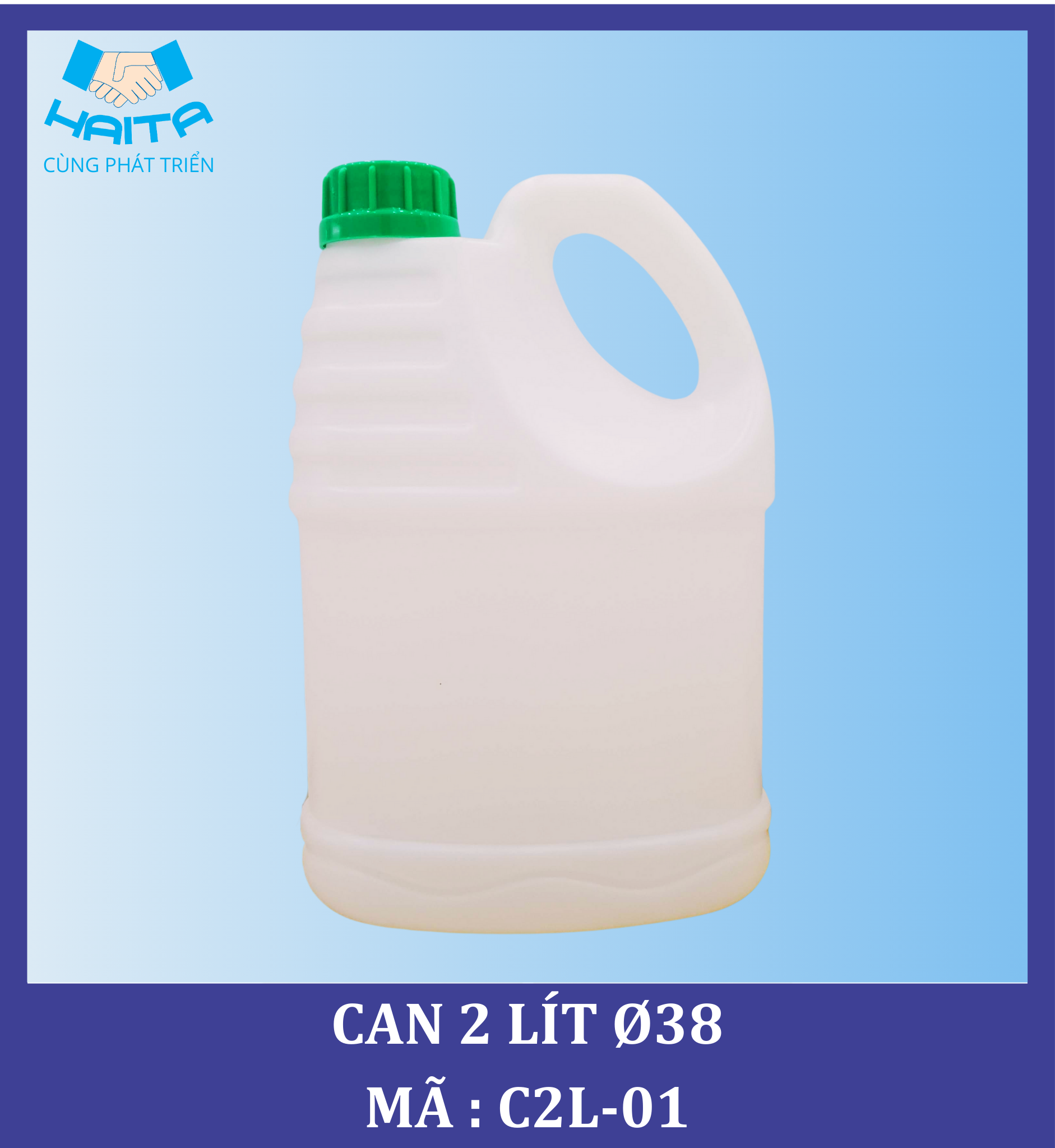 CAN HDPE 2 LÍT Ø38 